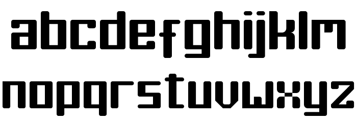 In his right place Regular Font LOWERCASE