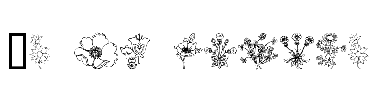 In my garden Font