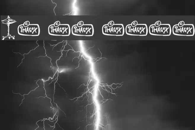 In my room Font examples