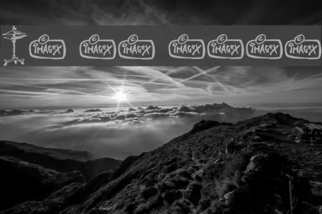 In my room Font examples