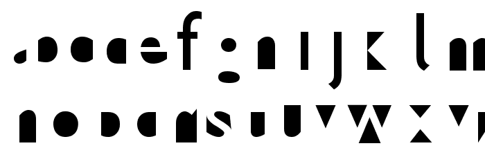 In-n-Out Font LOWERCASE