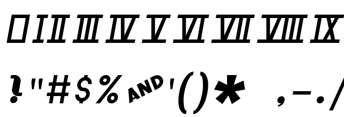 In the arms of sleep Font OTHER CHARS