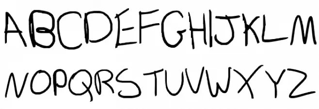 InBetween フォント 大文字