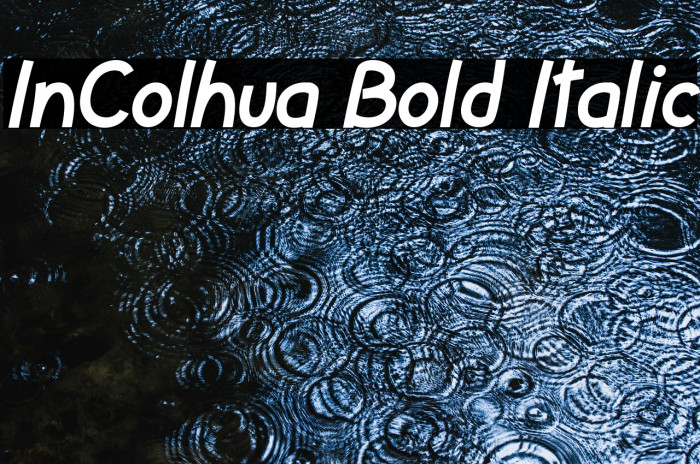InColhua Bold Italic Example 3
