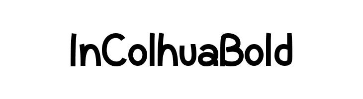 InColhua Bold  フリーフォントのダウンロード