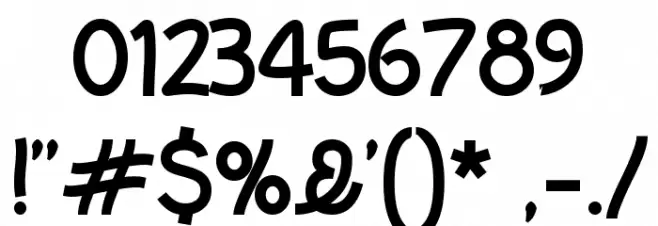 InColhua Bold Font OTHER CHARS