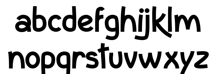 InColhua Bold Font LOWERCASE