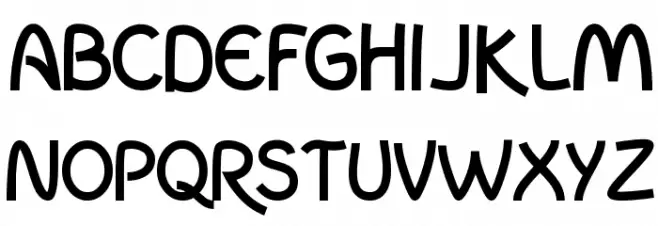 InColhua Bold 字体 大写