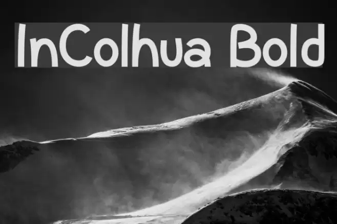 InColhua Bold Font examples