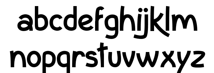 InColhua Bold Font LOWERCASE