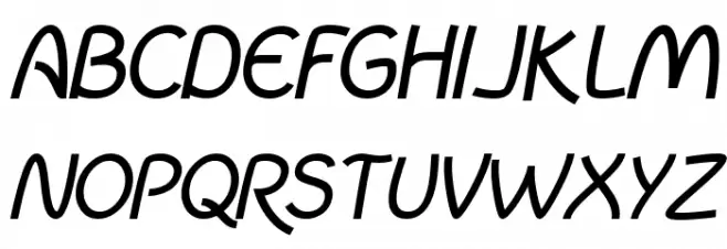 InColhua Italic Schriftart Groß