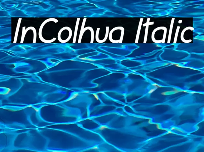 InColhua Italic Example 1