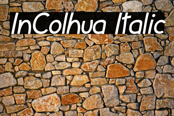 InColhua Italic Example 3