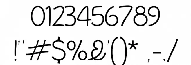 InColhua Light Font OTHER CHARS