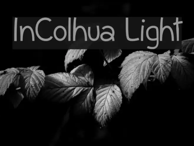 InColhua Light Font examples