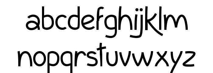 InColhua Light Font LOWERCASE