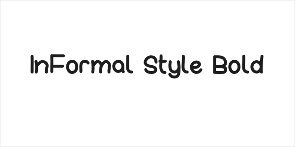InFormal Style Bold Logo