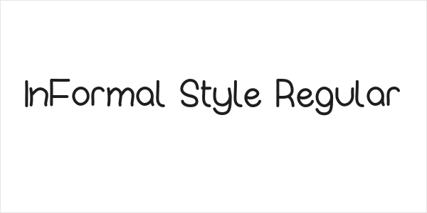 InFormal Style Regular Logo