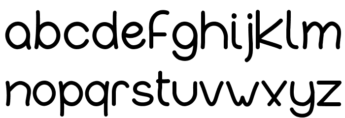 InFormal Style Regular Font LOWERCASE