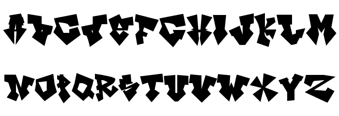 InK's ol' Bitch Font LOWERCASE