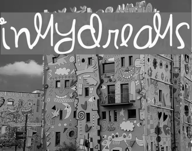 InMyDreams Font examples