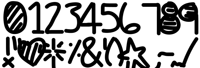 InTheMorming Font OTHER CHARS