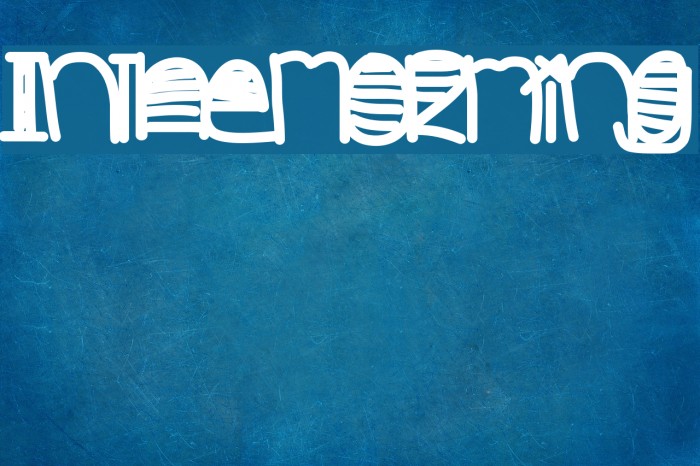 InTheMorming Font examples