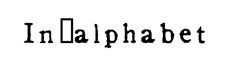 In_alphabet Font
