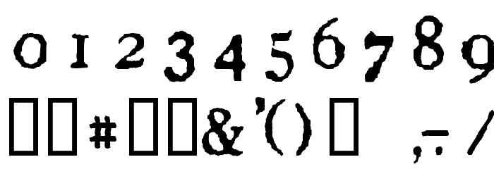 In_alphabet Font OTHER CHARS