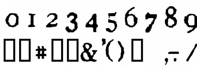 In_alphabet Font OTHER CHARS