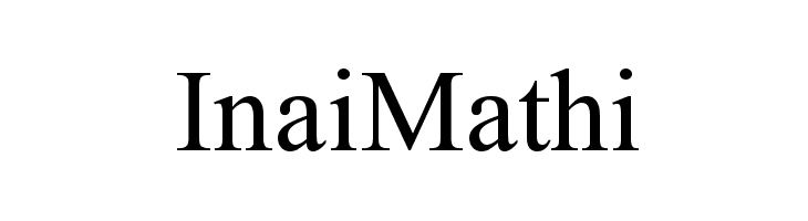InaiMathi Font