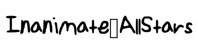 Inanimate_AllStars  baixar fontes gratis