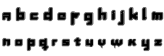 InavelKromosomkalas Font LOWERCASE