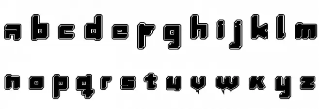 InavelKromosomkalas Font LOWERCASE