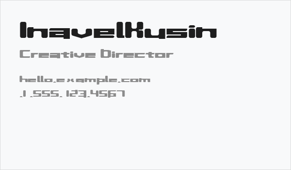 InavelKusin Business Card