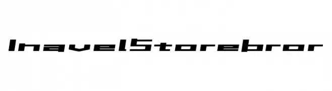 InavelStorebror  フリーフォントのダウンロード