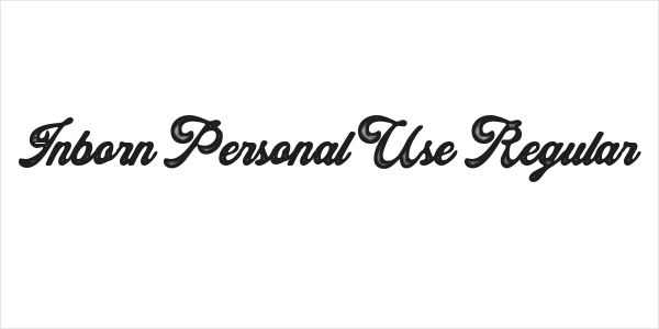 Inborn Personal Use Regular Logo