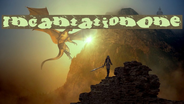 IncantationOne Font examples