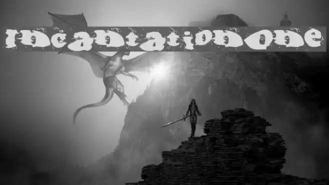 IncantationOne Font examples