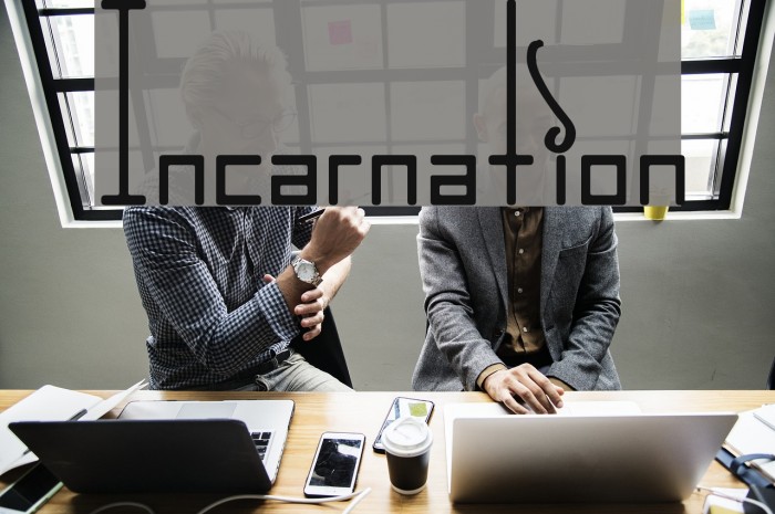 Incarnation Font examples