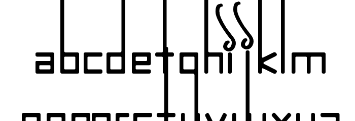 Incarnation Font LOWERCASE