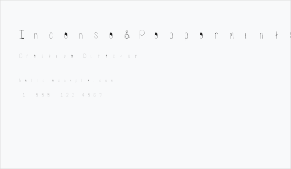 Incense&Peppermints_TWO Business Card