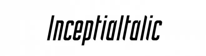 Inceptia Italic  font caratteri gratis