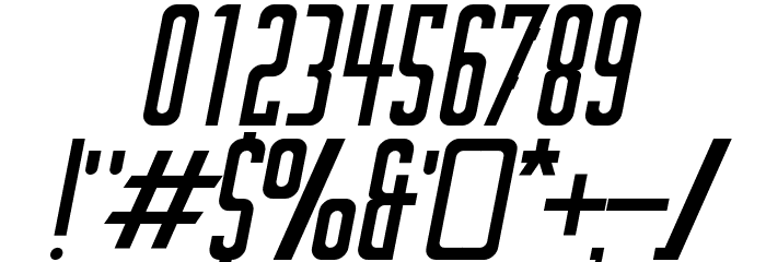 Inceptia Italic Font OTHER CHARS