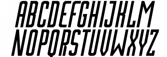 Inceptia Italic Font Litere mari
