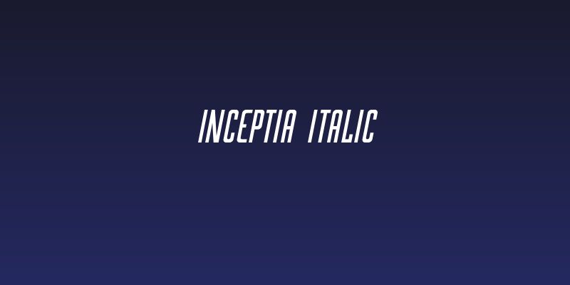 Inceptia Italic Social Header