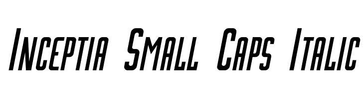 Inceptia Small Caps Italic  Frei Schriftart Herunterladen