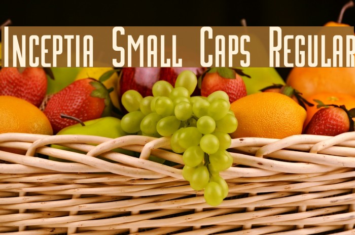 Inceptia Small Caps Regular Font examples