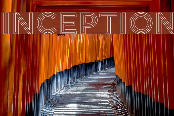 Inception لخطوط تنزيل examples
