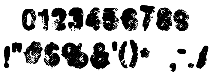 Incinerator Font OTHER CHARS